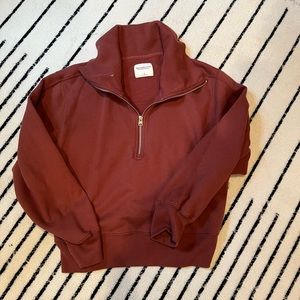 Abercrombie & Fitch Soft AF Collection Half Zip Sweatshirt